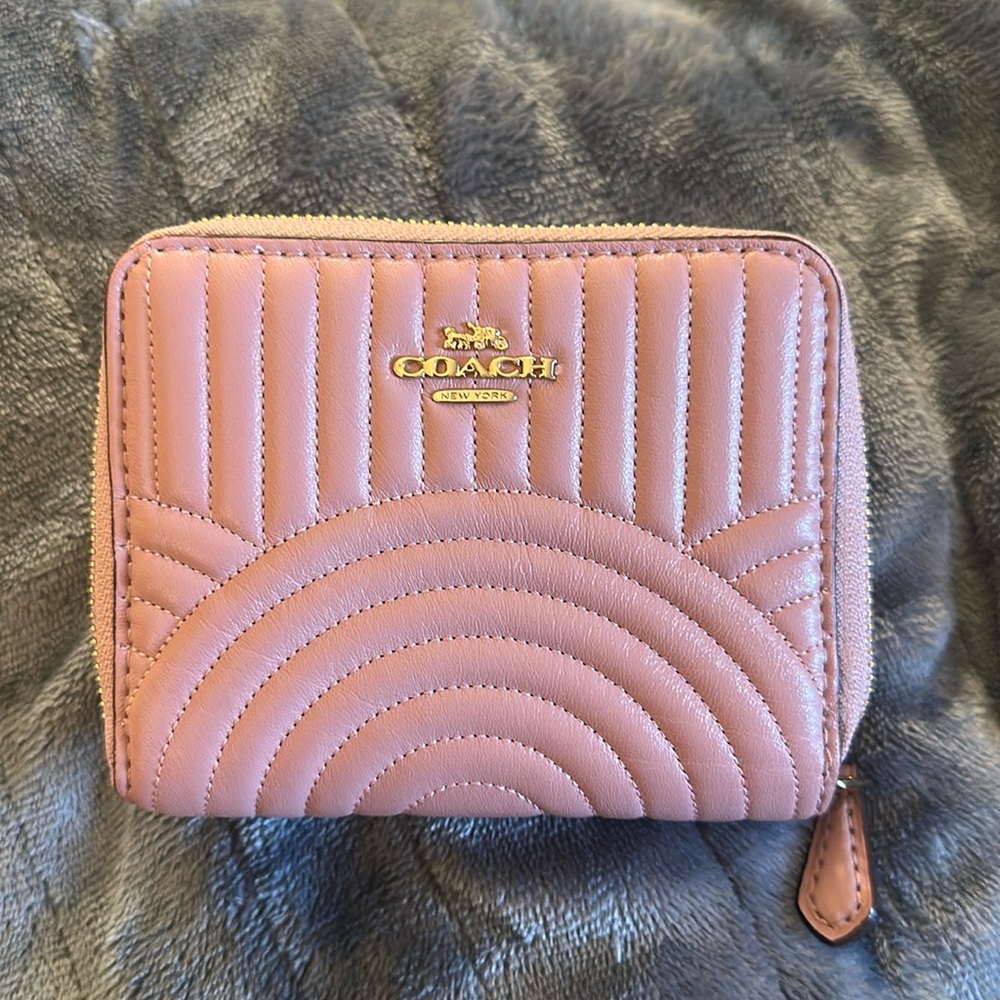 Coach pink wallet